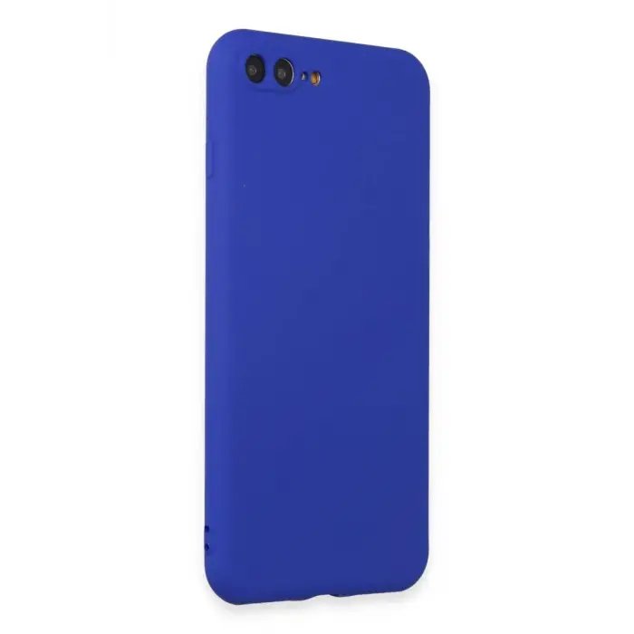 Newface Apple iPhone 7 Plus Kılıf First Silikon - Koyu Mavi