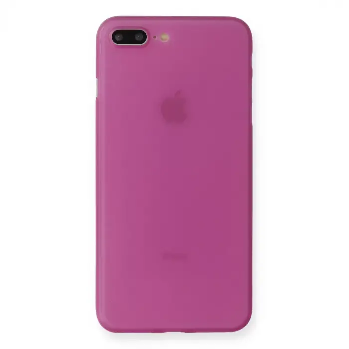 Newface Apple iPhone 7 Plus Kılıf PP Ultra İnce Kapak - Pembe