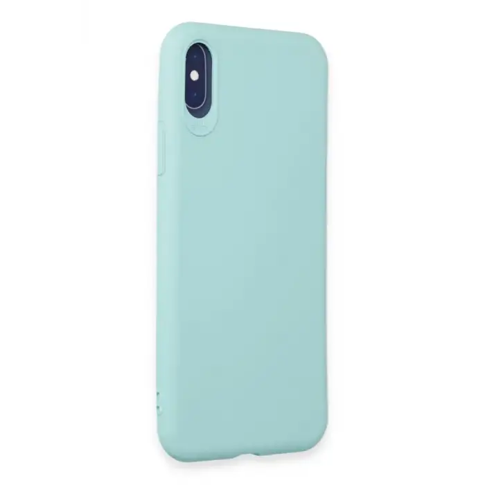 Newface Apple iPhone X Kılıf First Silikon - Turkuaz