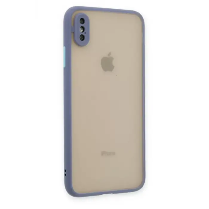 Newface Apple iPhone X Kılıf Montreal Silikon Kapak - Gri