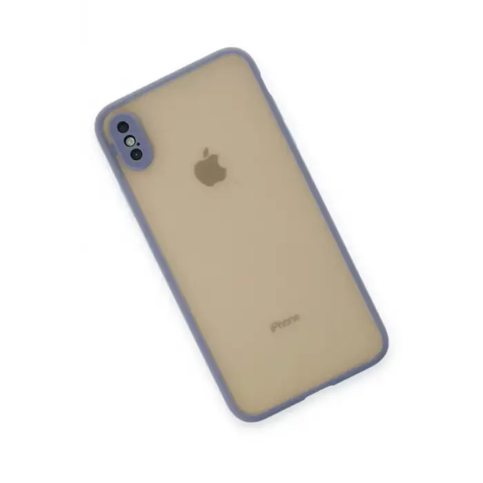 Newface Apple iPhone X Kılıf Montreal Silikon Kapak - Gri