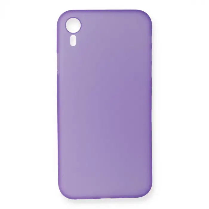 Newface Apple iPhone XR Kılıf PP Ultra İnce Kapak - Mor