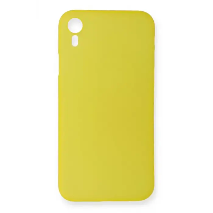 Newface Apple iPhone XR Kılıf PP Ultra İnce Kapak - Sarı