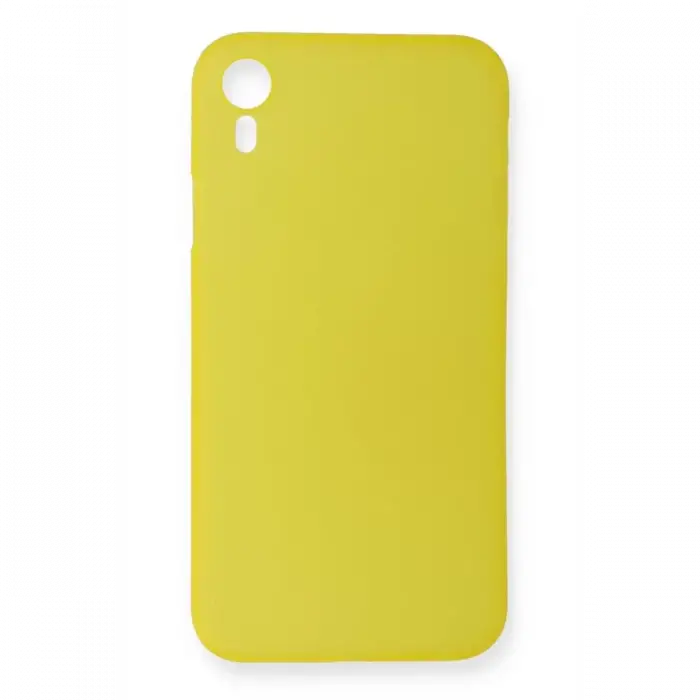 Newface Apple iPhone XR Kılıf PP Ultra İnce Kapak - Sarı