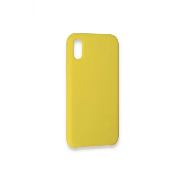 Newface Apple iPhone XS Max Kılıf Lansman Legant Silikon - Sarı