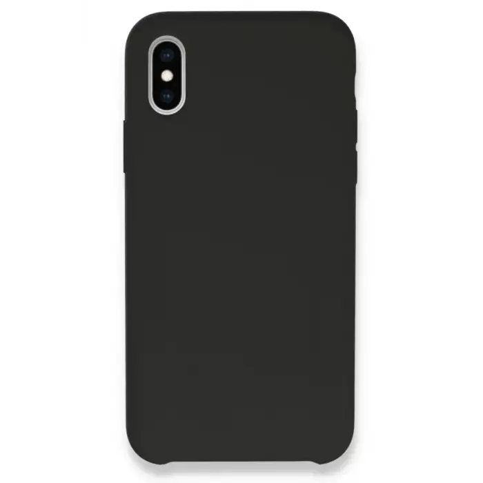 Newface Apple iPhone XS Max Kılıf Lansman Legant Silikon - Siyah