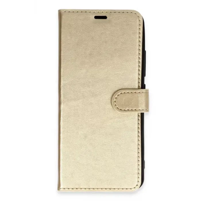 Newface Apple iPhone XS Max Trend S Plus Kapaklı Kılıf - Gold