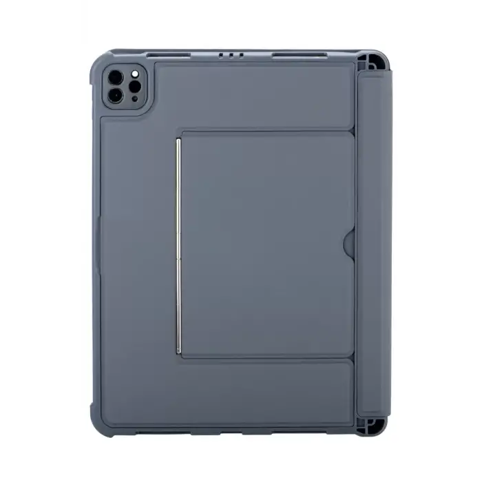Newface Apple T5510D iPad Pro 13 (2024) Kılıf Palermo Ledli Klavyeli Standlı Tablet Kılıfı - Siyah