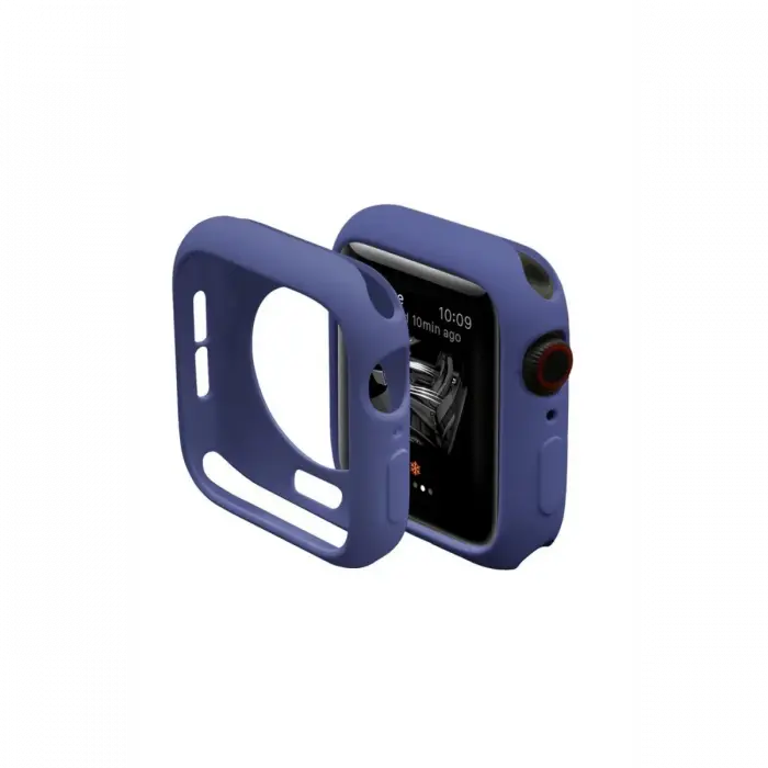 Newface Apple Watch 38mm Silikon Alt Kasa - Mavi