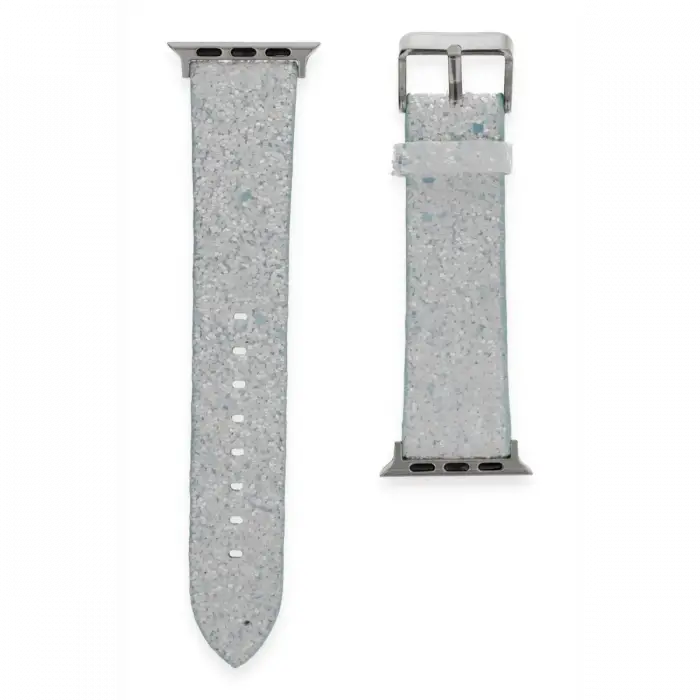 Newface Apple Watch 38mm Starry Taşlı Kordon - Mavi