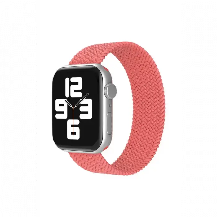 Newface Apple Watch 42mm Ayarlı Solo Silikon Kordon - Pembe