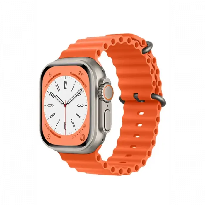 Newface Apple Watch 42mm Ocean Kordon - Turuncu