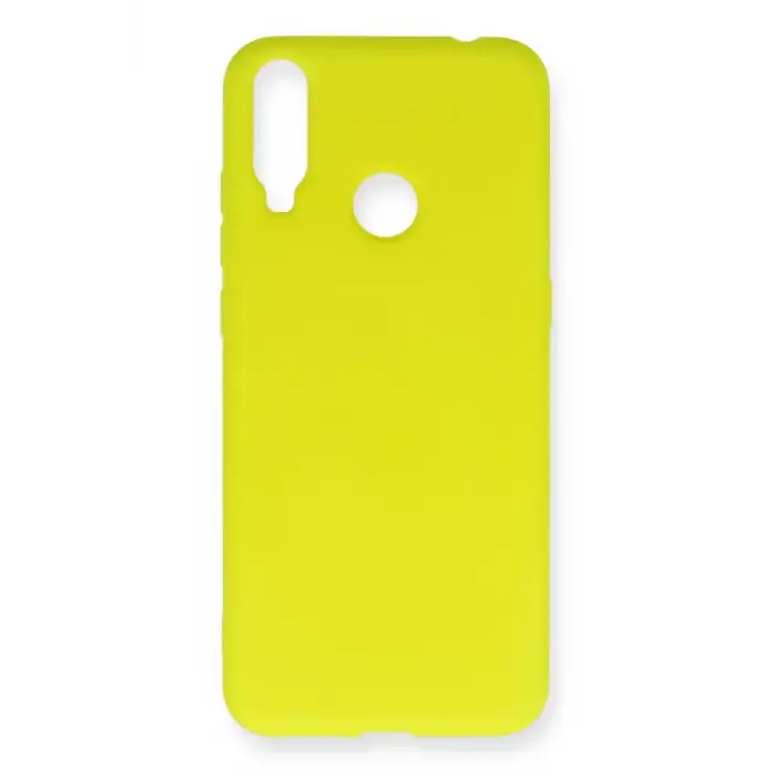 Newface General Mobile GM 10 Kılıf Nano içi Kadife Silikon - Sarı