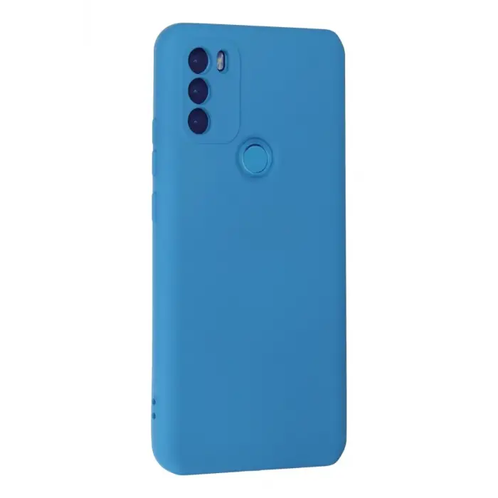Newface General Mobile GM 21 Plus Kılıf Nano içi Kadife Silikon - Mavi