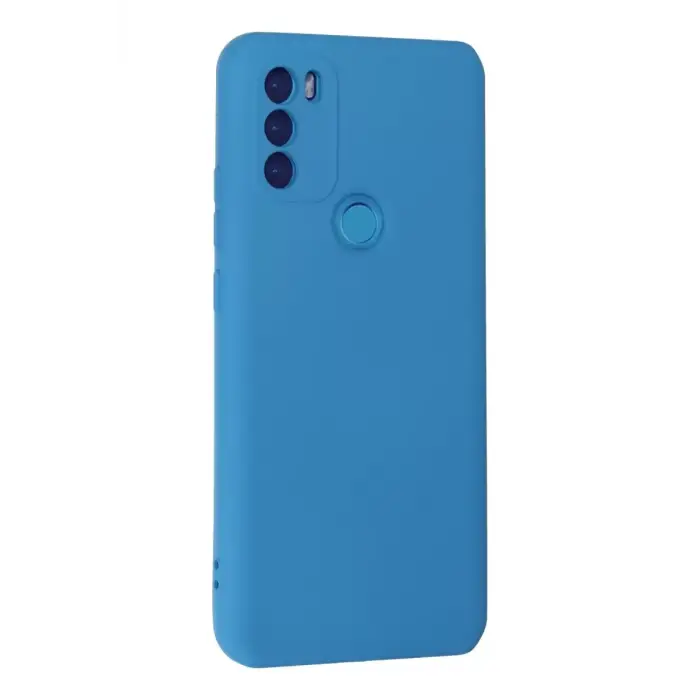 Newface General Mobile GM 21 Plus Kılıf Nano içi Kadife Silikon - Mavi