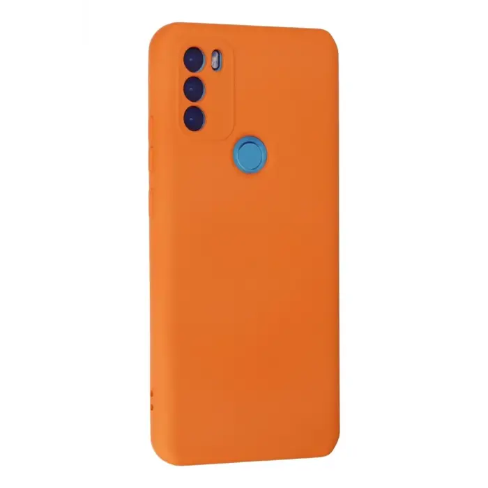 Newface General Mobile GM 21 Plus Kılıf Nano içi Kadife Silikon - Turuncu