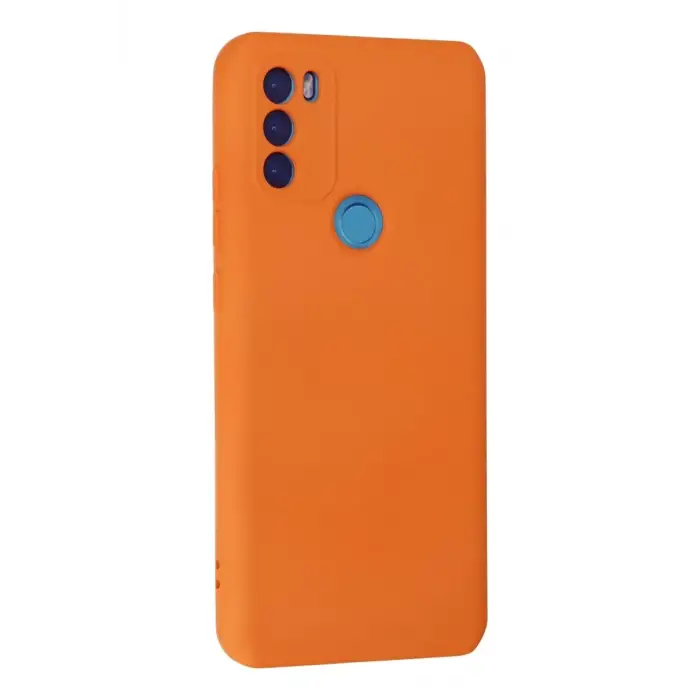 Newface General Mobile GM 21 Plus Kılıf Nano içi Kadife Silikon - Turuncu