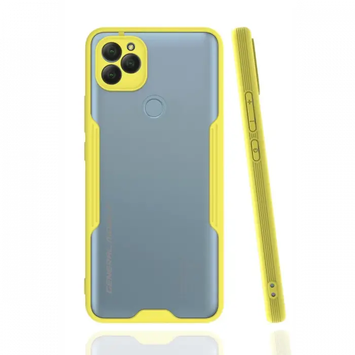 Newface General Mobile GM 22 Kılıf Platin Silikon - Sarı