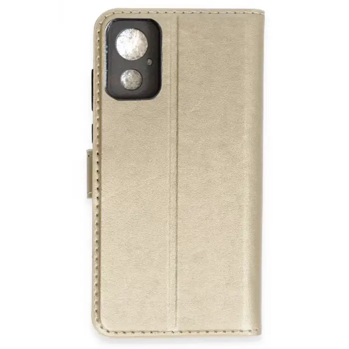 Newface General Mobile GM 23 SE Trend S Plus Kapaklı Kılıf - Gold