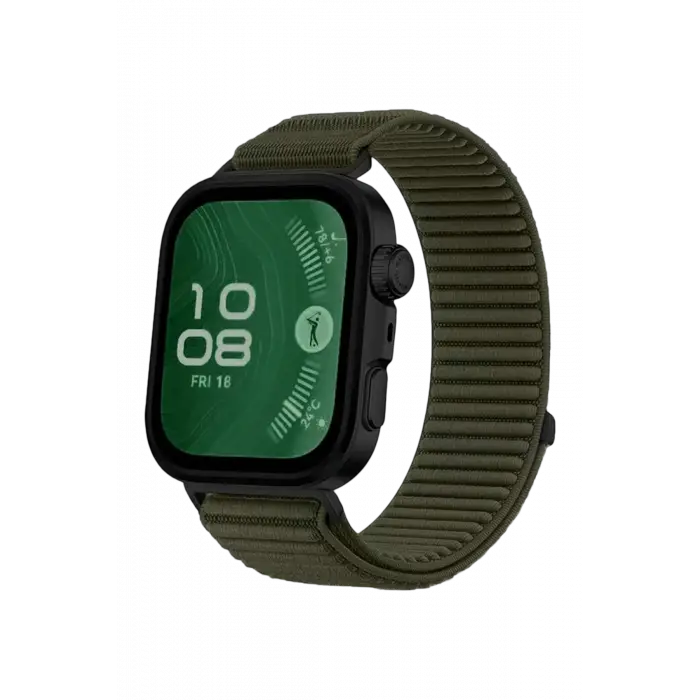 Newface Huawei Fit 4 Braid Kordon - Koyu Yeşil