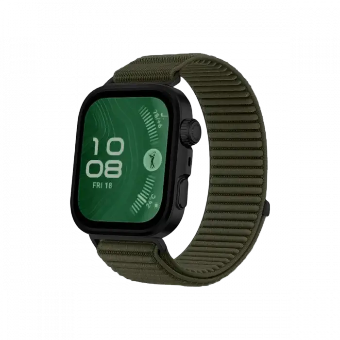 Newface Huawei Fit 4 Braid Kordon - Koyu Yeşil