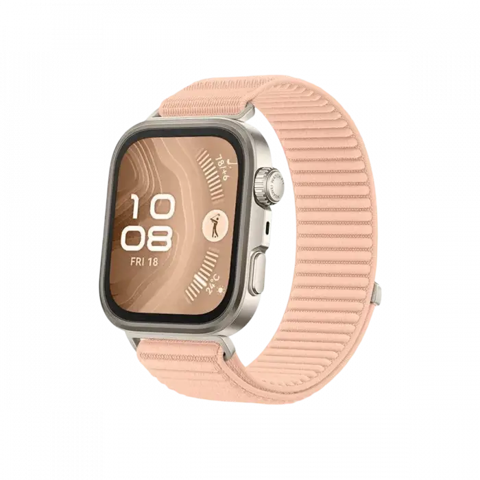 Newface Huawei Fit 4 Braid Kordon - Pudra