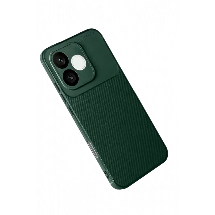 Newface Huawei Honor 600 Lite Auto Focus Karbon Kapak - Koyu Yeşil