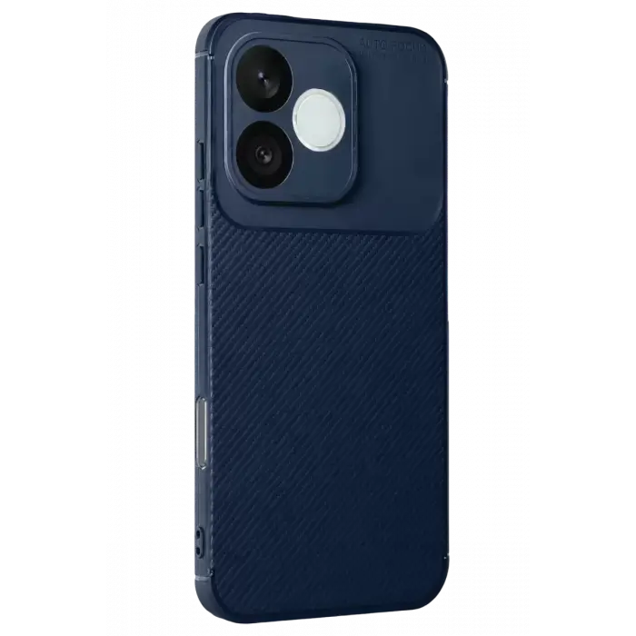 Newface Huawei Honor 600 Lite Auto Focus Karbon Kapak - Lacivert