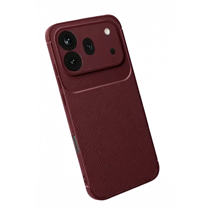 Newface Huawei Honor 600 Pro Auto Focus Karbon Kapak - Bordo