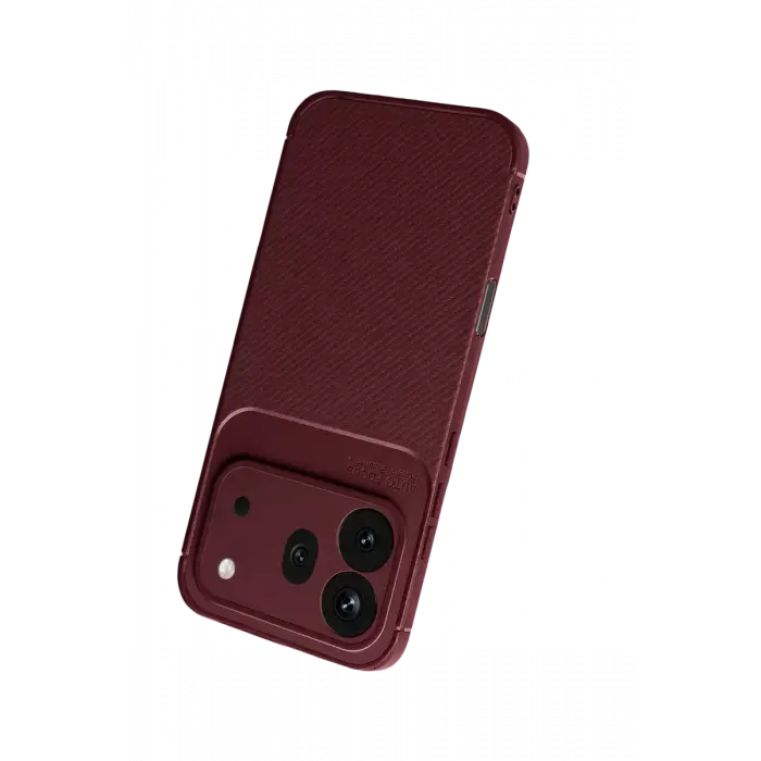 Newface Huawei Honor 600 Pro Auto Focus Karbon Kapak - Bordo