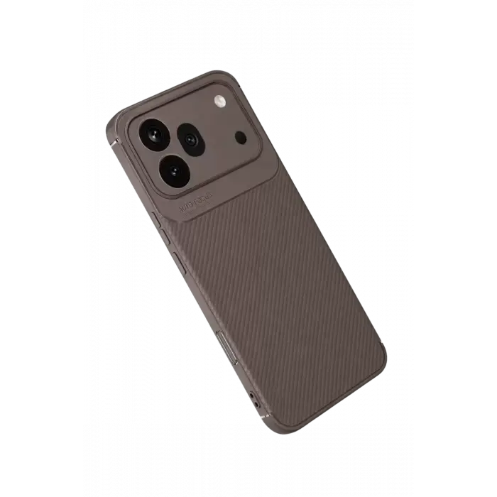 Newface Huawei Honor 600 Pro Auto Focus Karbon Kapak - Gri