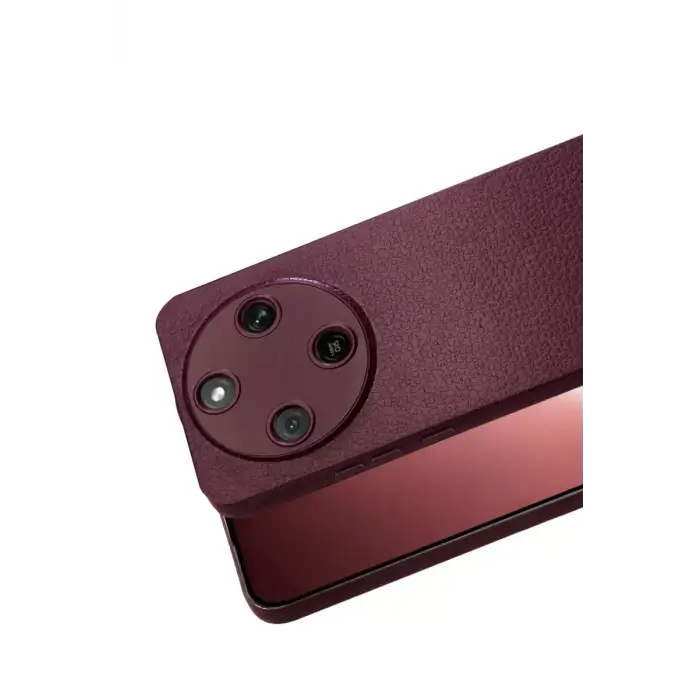 Newface Huawei Honor Magic 8 Lite Thermax Silikon Kılıf - Bordo
