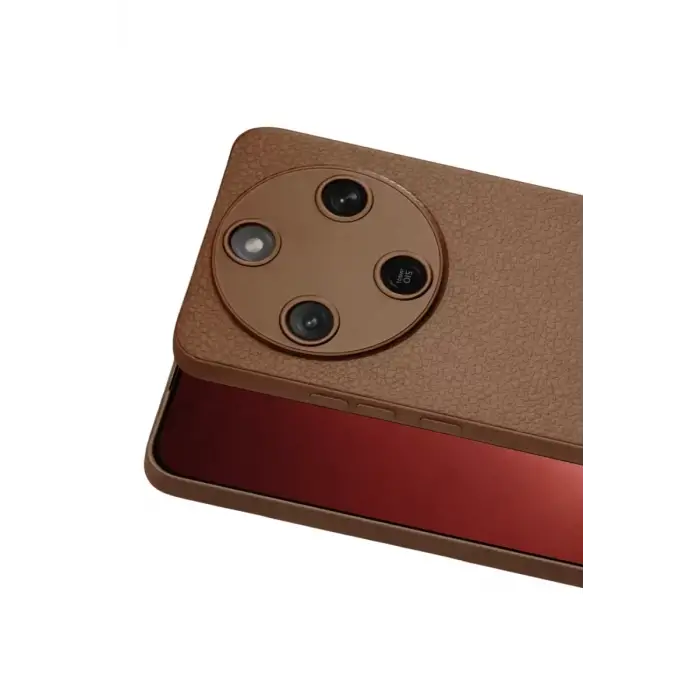 Newface Huawei Honor Magic 8 Lite Thermax Silikon Kılıf - Kahverengi