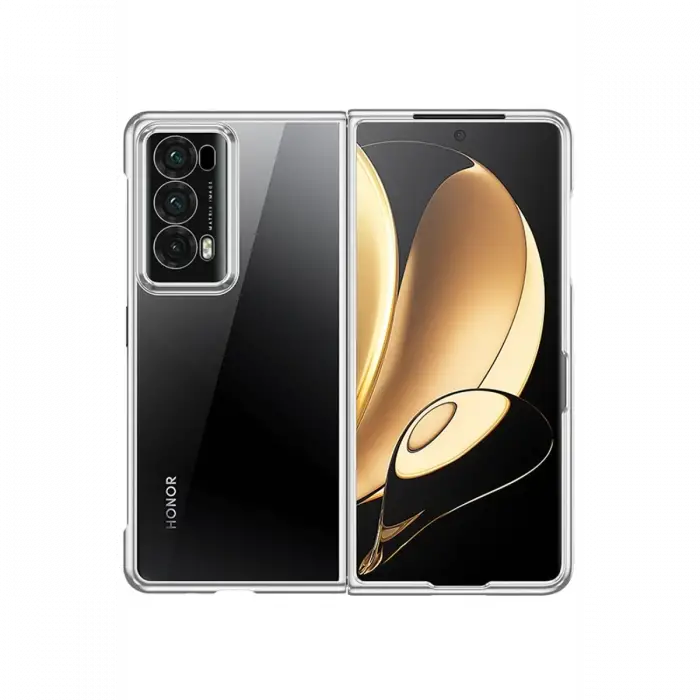 Newface Huawei Honor Magic V2 Kılıf Jasper Kapak - Gümüş
