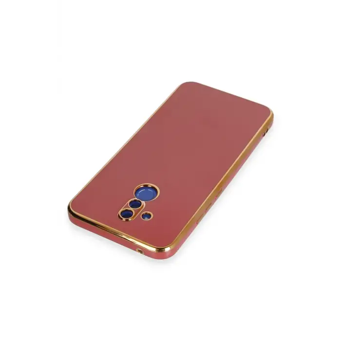 Newface Huawei Mate 20 Lite Kılıf Volet Silikon - Kırmızı