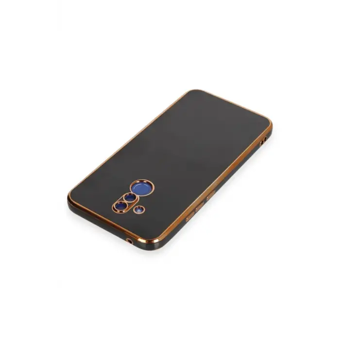 Newface Huawei Mate 20 Lite Kılıf Volet Silikon - Siyah