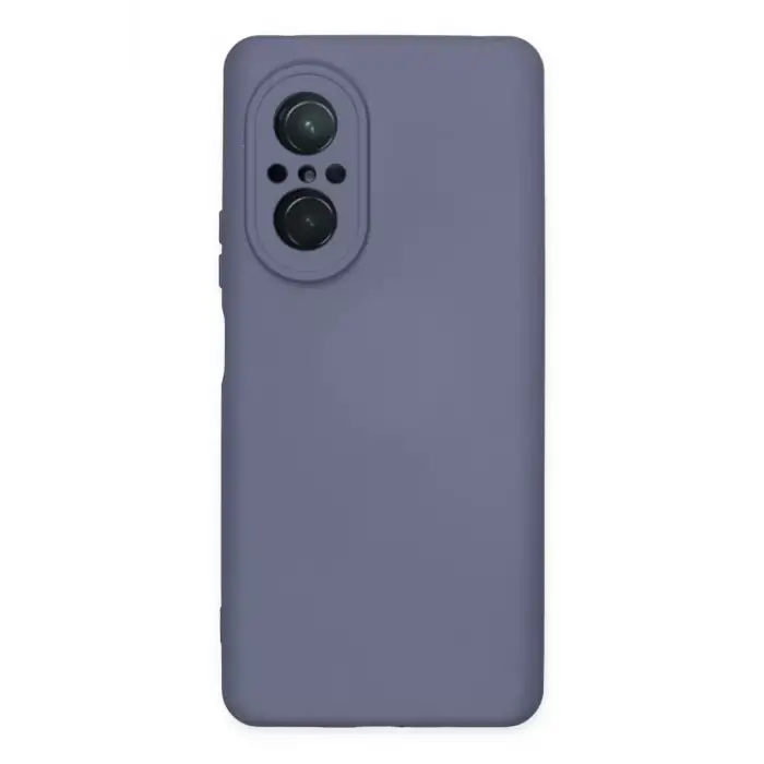 Newface Huawei Nova 9 SE Kılıf Nano içi Kadife Silikon - Gri