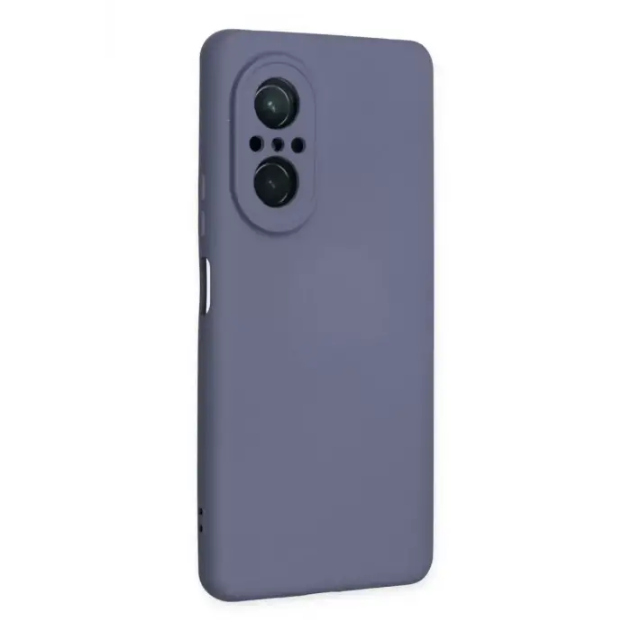 Newface Huawei Nova 9 SE Kılıf Nano içi Kadife Silikon - Gri