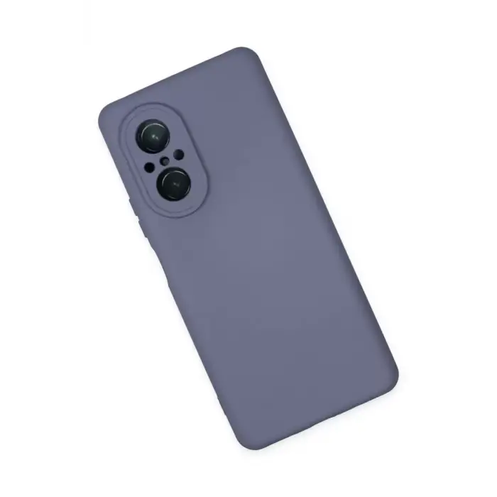 Newface Huawei Nova 9 SE Kılıf Nano içi Kadife Silikon - Gri