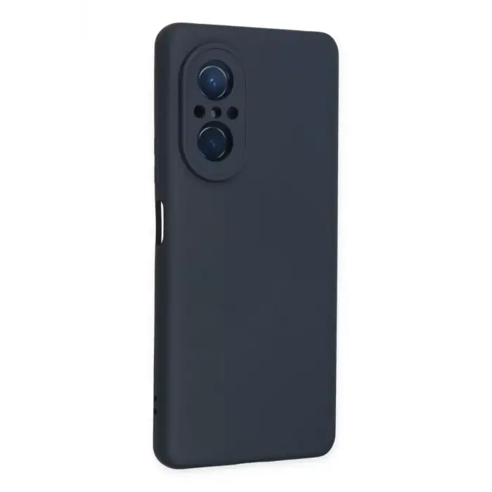 Newface Huawei Nova 9 SE Kılıf Nano içi Kadife Silikon - Lacivert