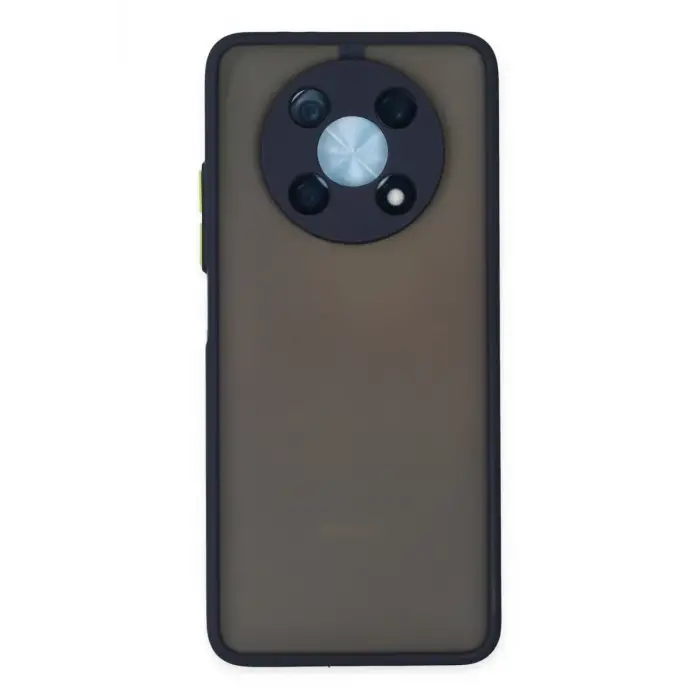 Newface Huawei Nova Y90 Kılıf Montreal Silikon Kapak - Lacivert