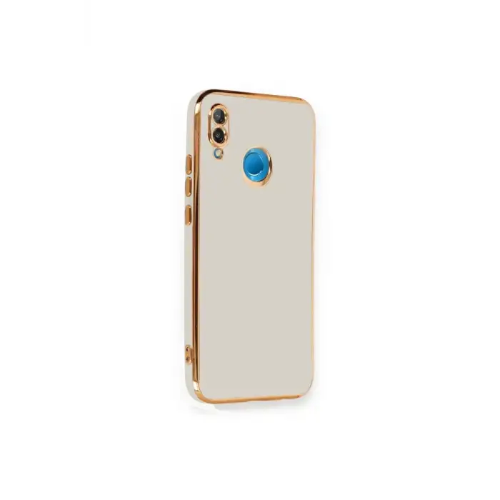 Newface Huawei P20 Lite Kılıf Volet Silikon - Beyaz