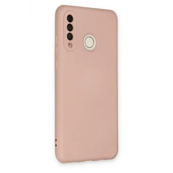 Newface Huawei P30 Lite Kılıf Nano içi Kadife Silikon - Pudra