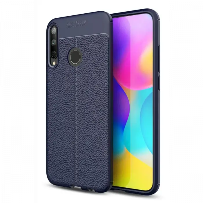 Newface Huawei P40 Lite E Kılıf Auto Focus Kapak - Lacivert