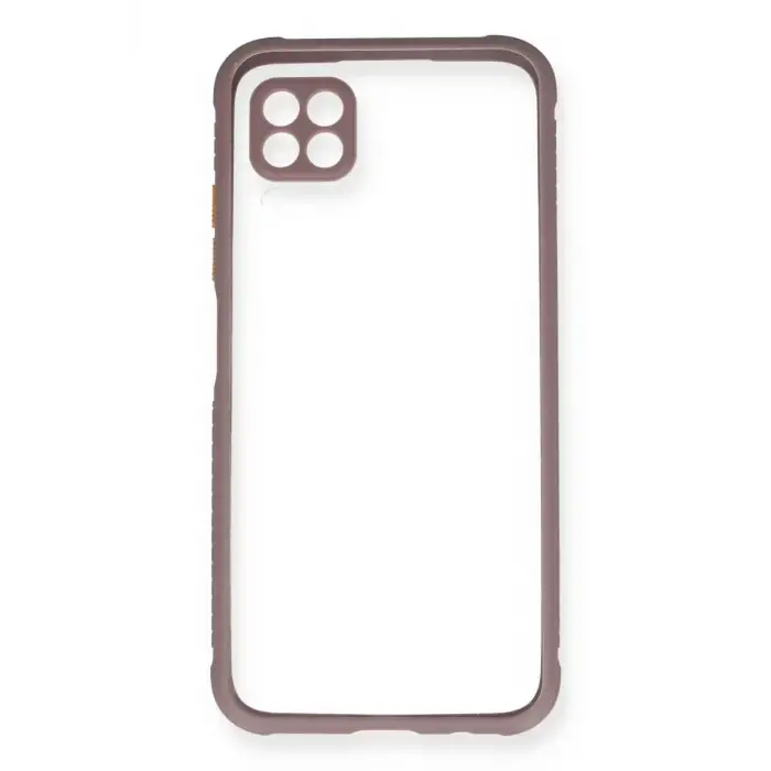 Newface Huawei P40 Lite Kılıf Miami Şeffaf Silikon - Açık Mor