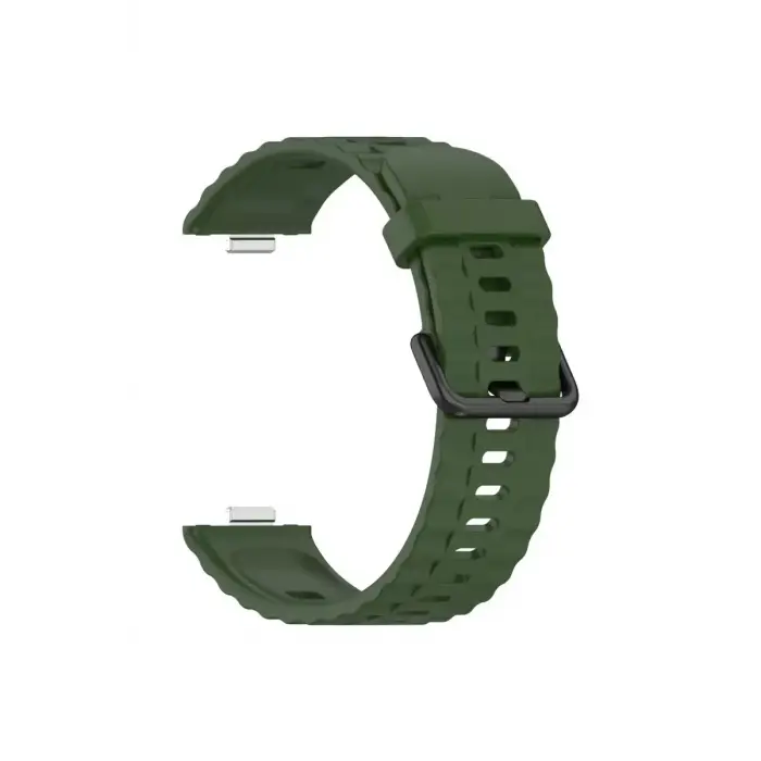 Newface Huawei Watch Fit 3 Klasik Kordon - Koyu Yeşil