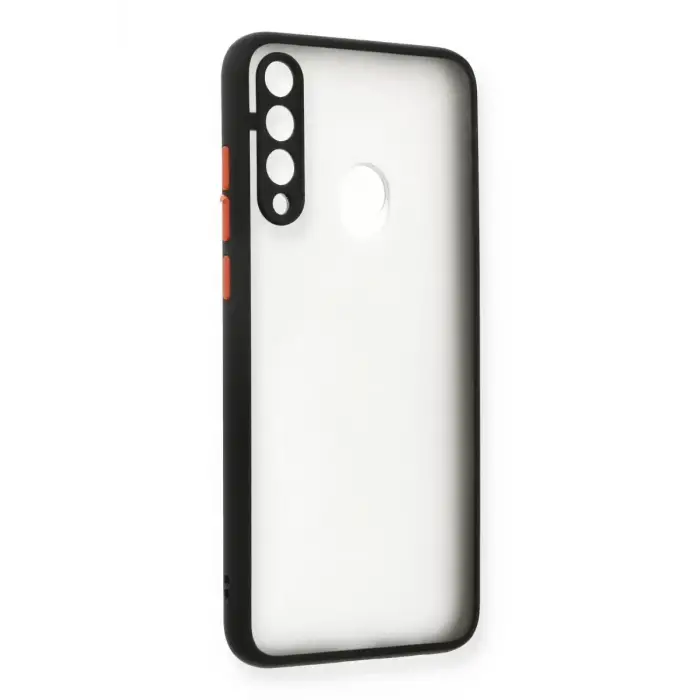 Newface Huawei Y6P Kılıf Montreal Silikon Kapak - Siyah