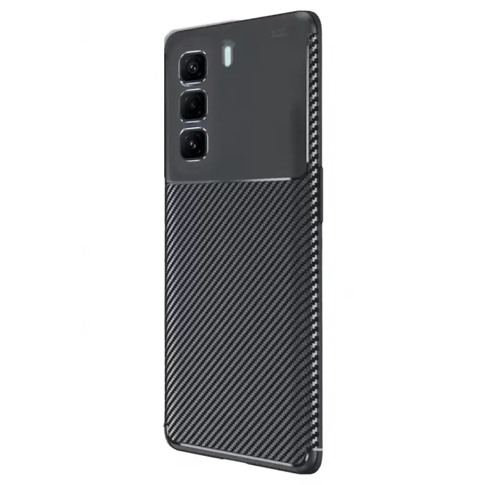 Newface İnfinix Hot 50 Pro Plus 4G Auto Focus Karbon Kapak - Siyah