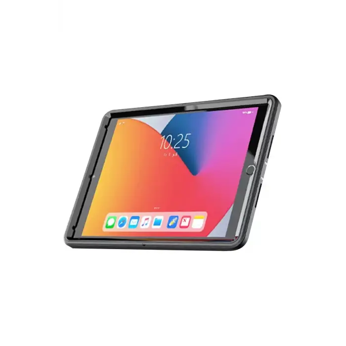 Newface Apple iPad 10.2 (7.nesil) Kılıf Hand Strap Tablet Kılıfı - Siyah