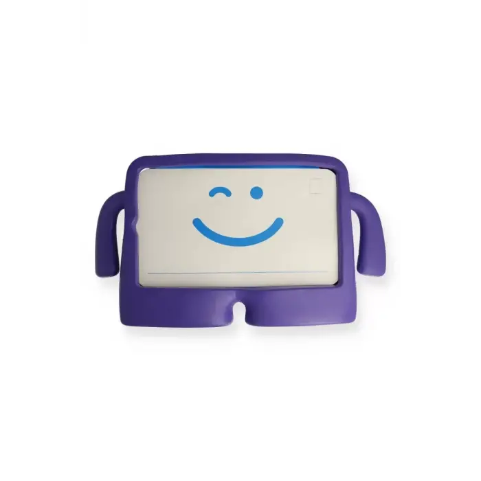 Newface Apple iPad 10.2 (7.nesil) Kılıf Karakter Tablet Silikon - Mor